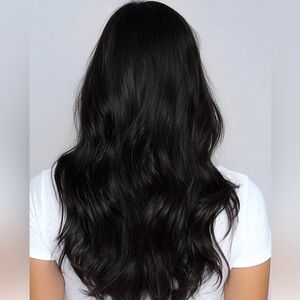 Bellami Bellissima 220g 22” Off Black (1B) Clip-In Hair Extensions